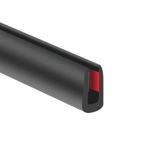 Rubber Edge Trim (Fit 1/8" - L10' / Black)