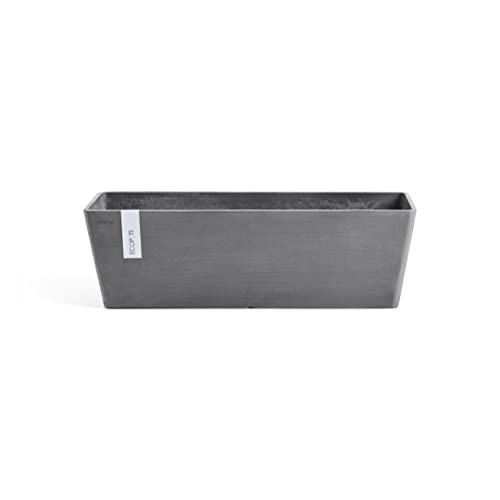 Bruges Rectangular Flower Planter (Gray / 21.5")