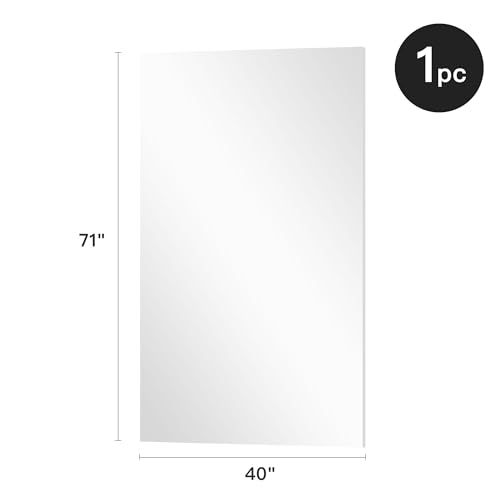 Gym Mirror 71"x40" Shatterproof Nano Wall