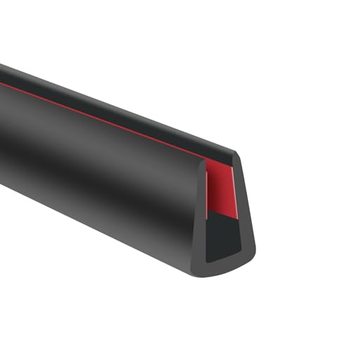 Rubber Edge Trim (Fit 3/16" - L10' / Black)