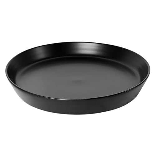 Ceramic Plant Saucer Tray 12 14 15 Inch Black