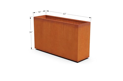 Large Rectangular Planters for Outdoor Plants (7.5 Sq Ft)