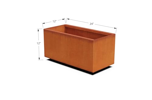 Large Rectangular Planters for Outdoor Plants (2 Sq Ft)