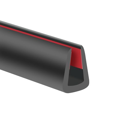 Rubber Edge Trim (Fit 1/4" - L10' / Black)