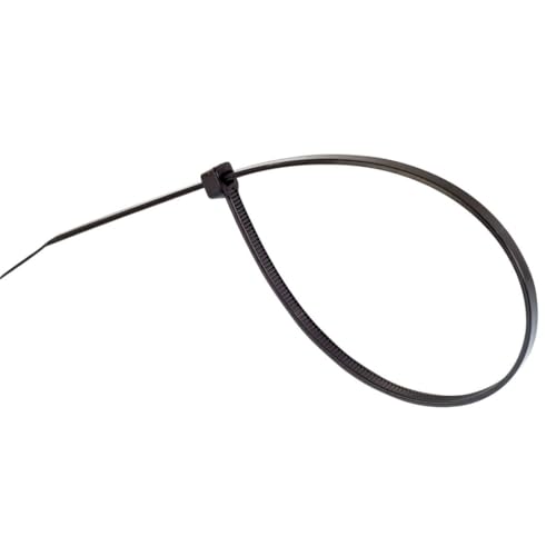 6 Inch Black Zip Ties (Black / 6" (40lb))