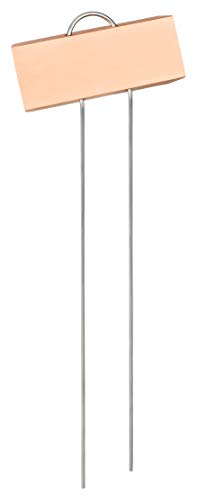 100 Pack Weatherproof Large Copper Metal Plant Labels (100 Count)