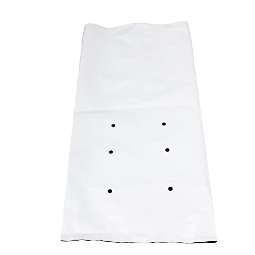 R Poly Grow Bag Planters Panda Film Black and White for Nursery Horticulture 10 Gallon (10 Gallon - 25pcs)