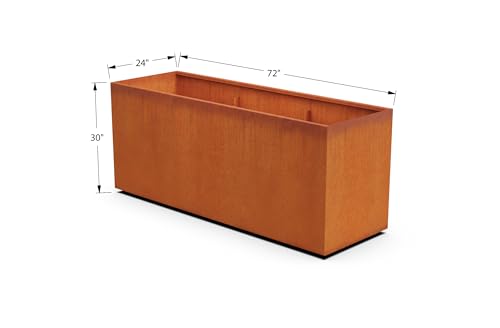 Large Rectangular Planters for Outdoor Plants (12 Sq Ft)