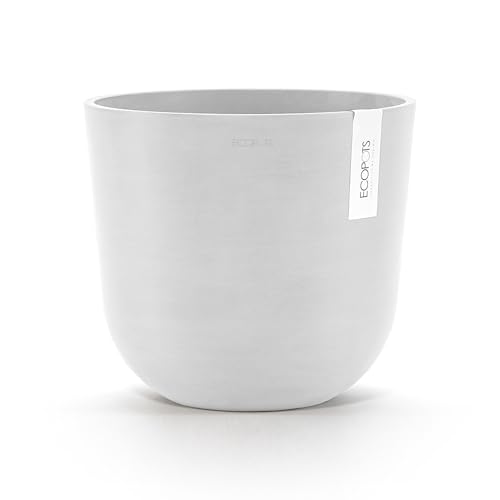 Oslo Round Flower Planter (Pure White / 10")
