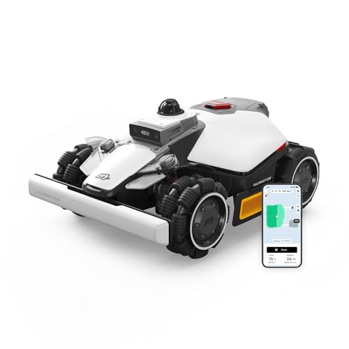 2026 NEW) Mammotion LUBA mini 2 AWD 1500H Robot Lawn Mower with Garage, for 0.37 Acres, 360° LiDAR+Dual-Camera AI Vision, 80% Slope, DropMow, 20 Multi-Zone Management