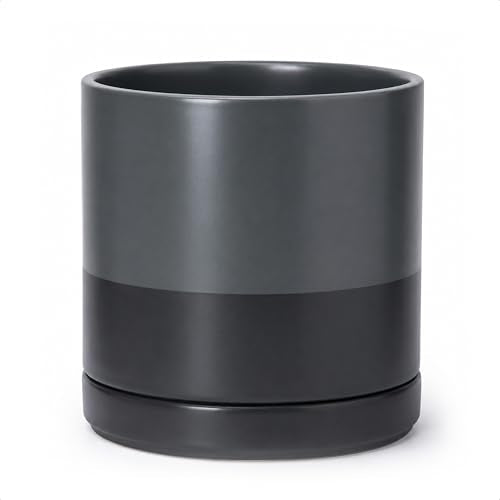 10 Inch Ceramic Planter Pot (Large / Slate)