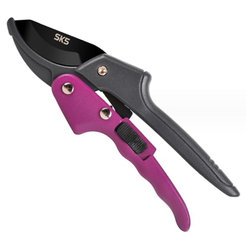 Premium 8 inch garden clippers (Purple)