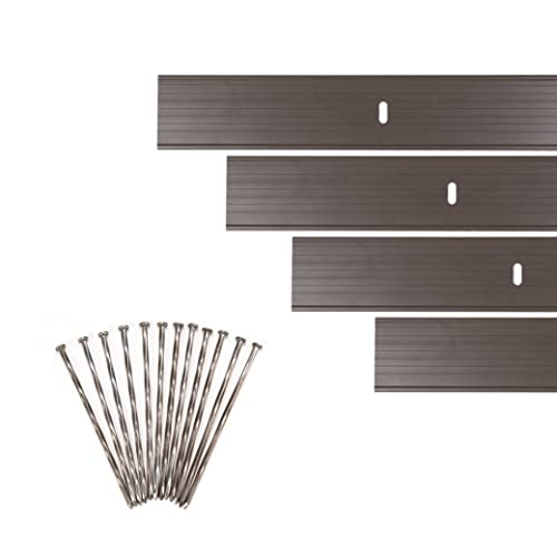 YardEdge Aluminum Landscape Edging Kit (Bronze / 48 ft)