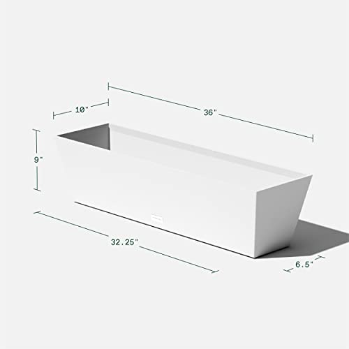 Pure Series Window Box Planter (2 Count)