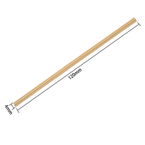 500 Pcs 5" Kraft Paper Twist Ties Reusable Bread Ties (Kraft Paper)