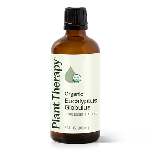 Organic Eucalyptus Globulus Essential Oils 100 mL (3.3 Fl Oz (Pack of 1))