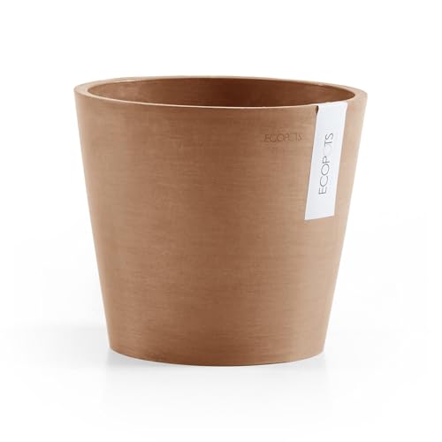 Amsterdam Round Flower Planter (Terracotta / 8 Inches)