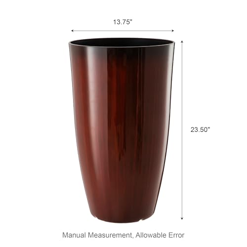 23.5" H Oversized Tall Planter (23.5" H / Gradient Red)