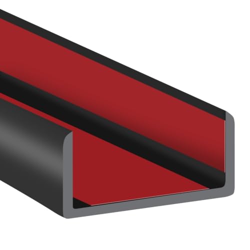 Rubber Edge Trim (Fit 1-1/4" - L20' / Black)