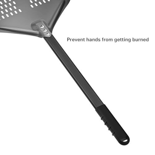 14" x 17" Perforated Pizza Peel (14" - 35 inch overall)