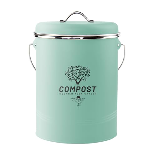Kitchen Countertop Compost Bin (Mint / Medium)