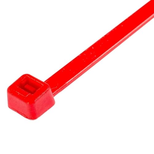 6 Inch Red Zip Ties (Red / 6" (40lb))