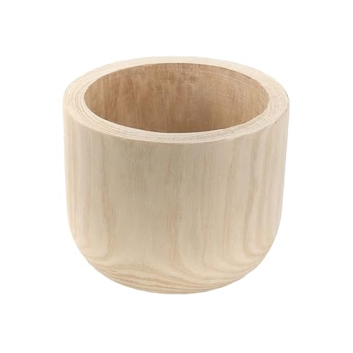 8.25'' Wood Cylinder Planter