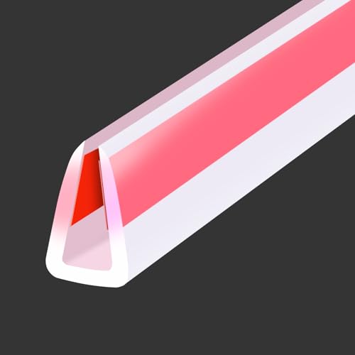 Clear Rubber Edge Trim (Fit 3/16" - L10' / Clear)