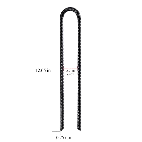 Rebar U J Hook Extra Heavy Duty (50 Count)