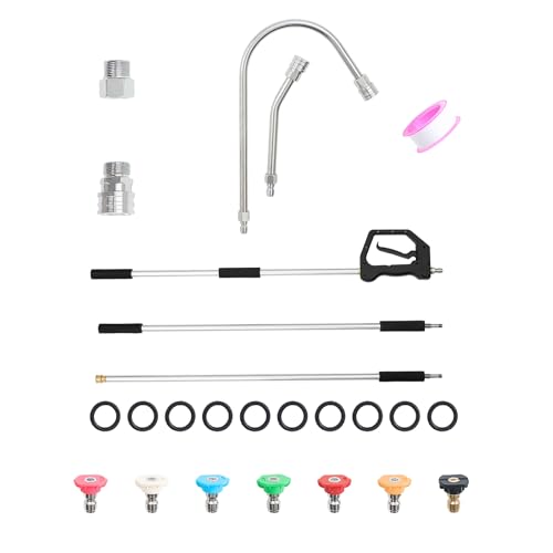 9 FT Pressure Washer Telescoping Wand (9FT without Brush Head)