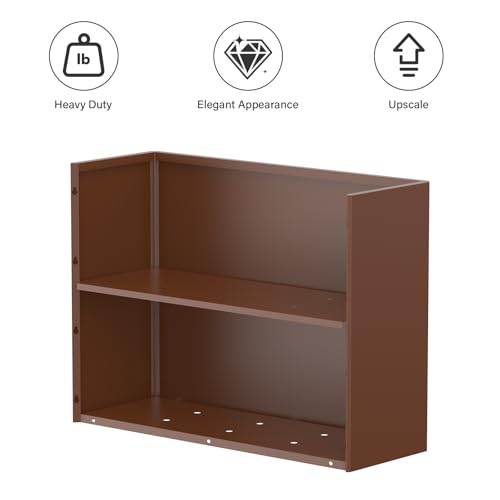 Rectangular Metal Planter Box 32x12x24 with Insert Shelf (Pb32x12x24-coffee)