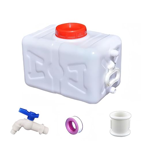 Large Capacity Water Tank with Faucet for Household and Outdoor Use (512 Ounces)