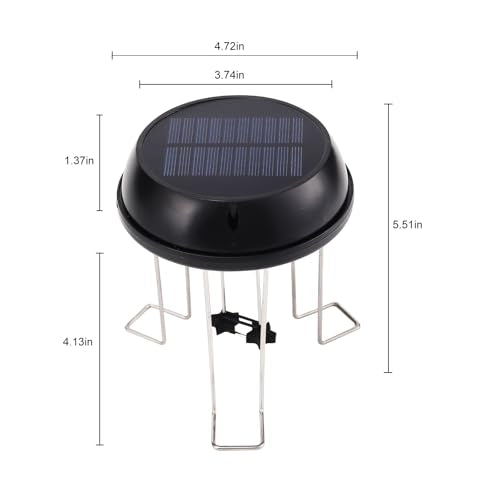 Solar Bird Bath Bubbler