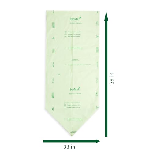 33 35 Gallon Compostable Food Scrap Bags (10 Count (Pack of 2) / 35 Gallon)