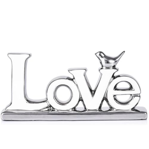 Love Sign Decoration (White+silver / Love)