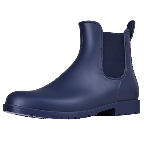 Women's Ankle Rain Boots Waterproof Chelsea Boots