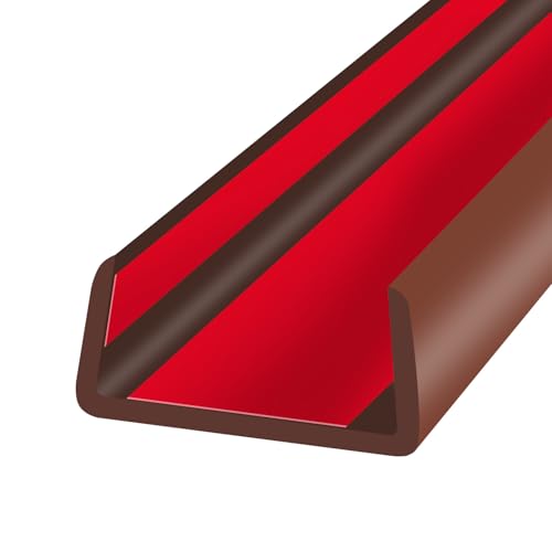 Rubber Edge Trim (Fit 2-1/8" - L20' / Brown)