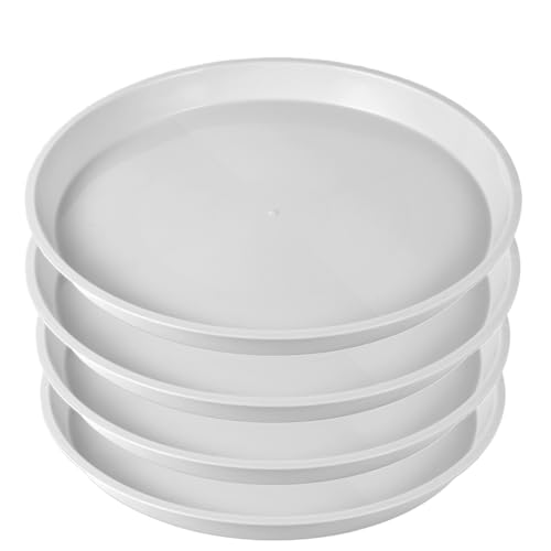 13.5 Inch Plant Saucer (13.5" (4 Pack) / White)