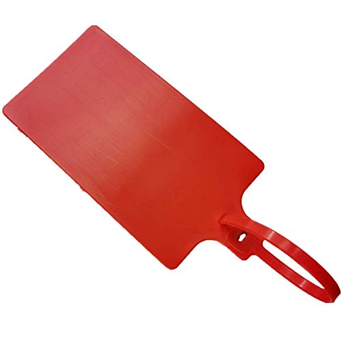 Plastic Seals Shipping Tags Logistics Use Big Sign Tie Large Label Tie (100 Count)