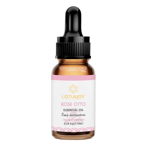 Rose Otto Essential Oil (0.34 Fl Oz (Pack of 1))