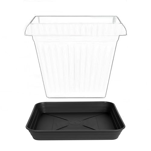 3 Pack Square Plant Saucer Tray 20 inch