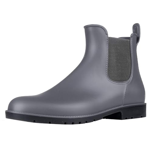 Women's Ankle Rain Boots Waterproof Chelsea Boots