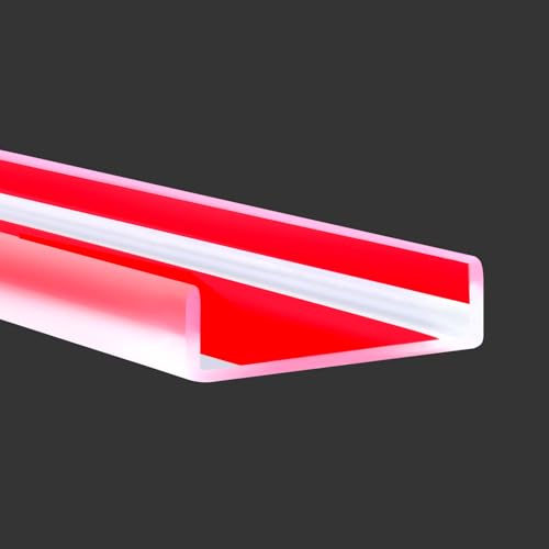 Clear Rubber Edge Trim (Fit 2-1/2" - L20' / Clear)