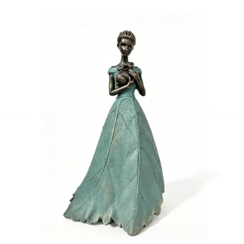 Fairy Statue Collection Home Decoration (Green-bunny / Large)