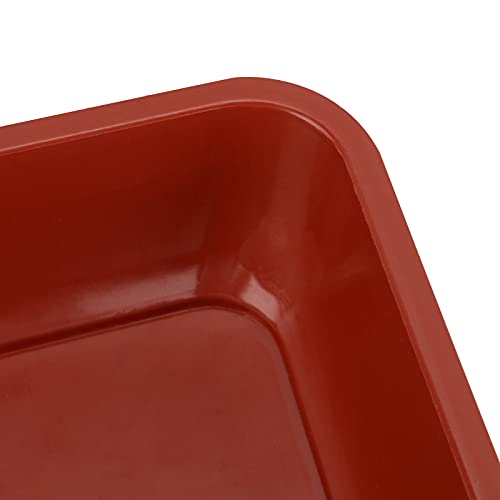 15 PCS 7 x 7 Inch Square Plant Saucer (7 Inch 15 Pcs / Terracotta)