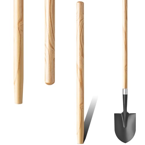 1 Pcs 41" Wooden Shovel Handle Replacement 1.5" Dia (41")