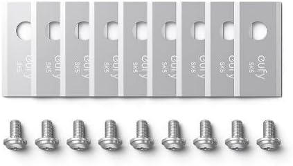 eufy Official Accessories: Replacement Blades Box with 3*(9 Lawn Mower Blades and 9 Screws), Compatible Robot Lawn Mower E15&E18
