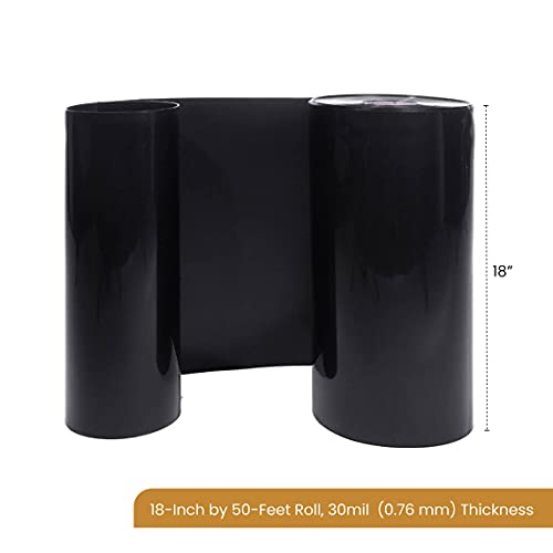 Water & Bamboo Root Barrier (18-Inch by 50-Feet Roll, 30mil Thickness / 30mil Thickness)