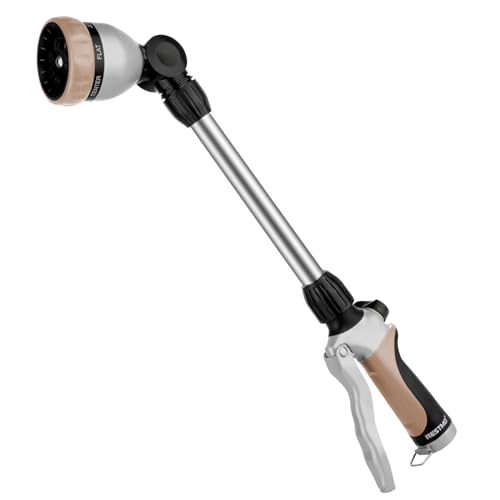 Heavy Duty Metal Hose Wand (Gold / 16 inch - 180° Swivel)