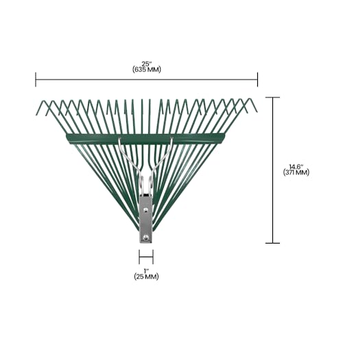 Leaf Rake with Deluxe Spring